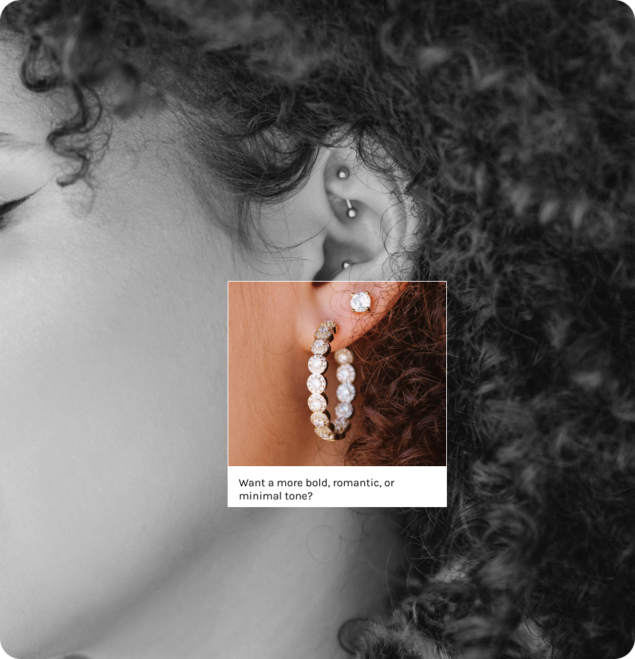 Model with jewelry