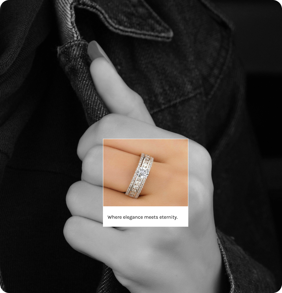 Model with jewelry