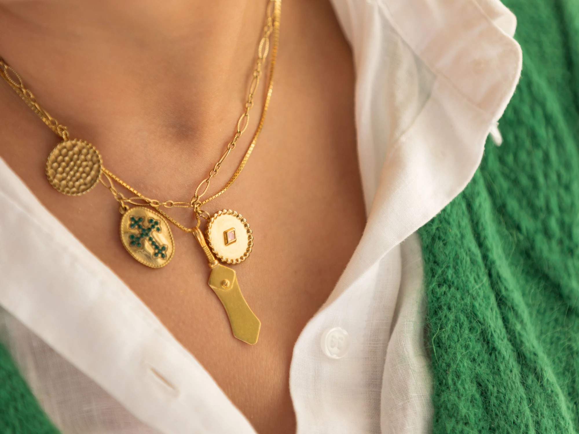Charm Necklaces Are Back: How to Build One That Tells Your Story
